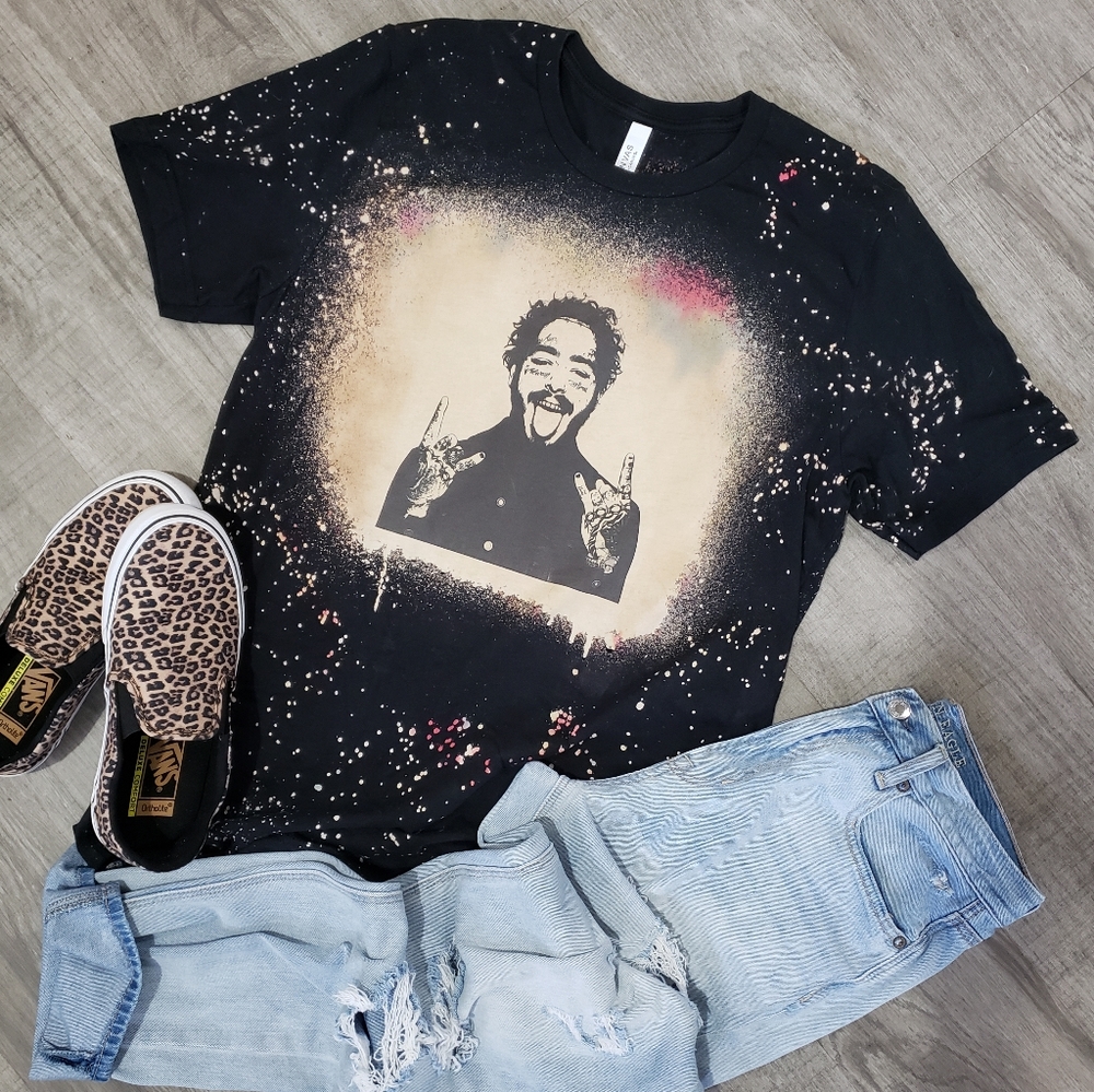 Post Malone Bleached Shirt